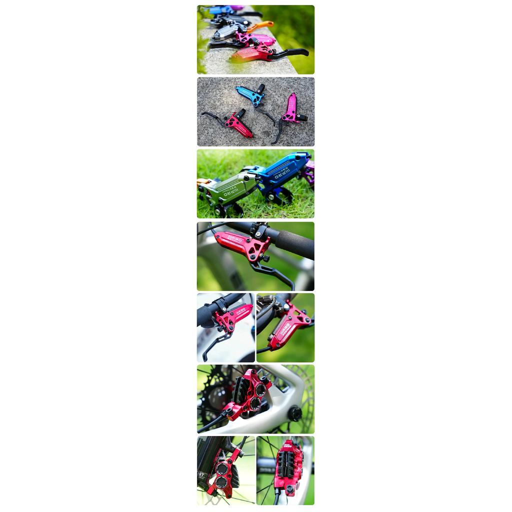 2025 ONIRII IIIPRO R3X4 Horizontal Cylinder 4-Piston Hydraulic Disc Brake Quick Release MTB Caliper for MTB, Climbing, AM,XC NEW