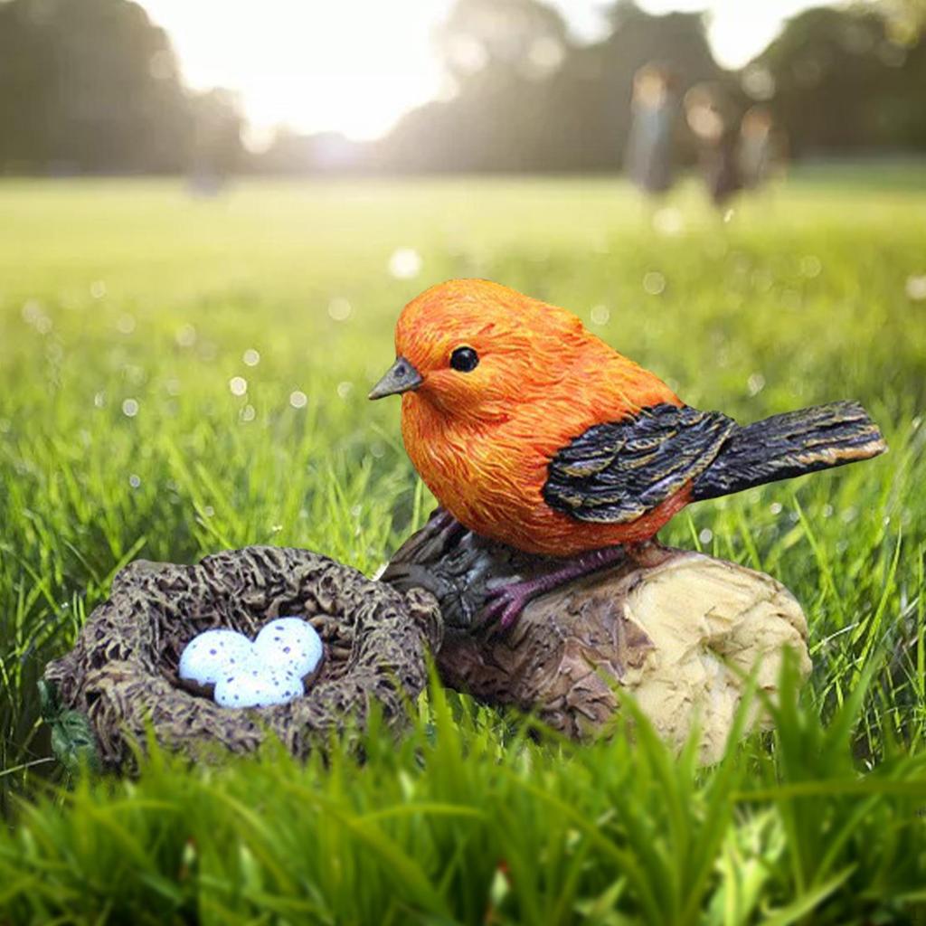 Figurines Bird Animal Model Resin Sculptural for Party Yard Decoration