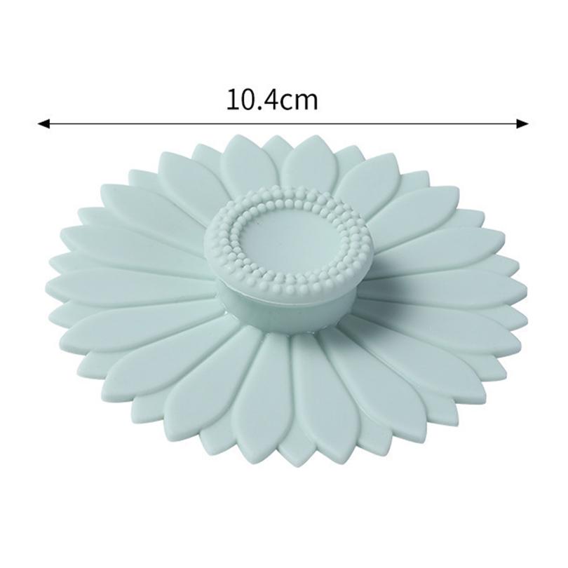 1/3Pcs Silicone Cup Covers Creative Round Cute Mug Cover Reusable Anti Dust Cup Covers Hot Cup Lids for Coffee & Tea