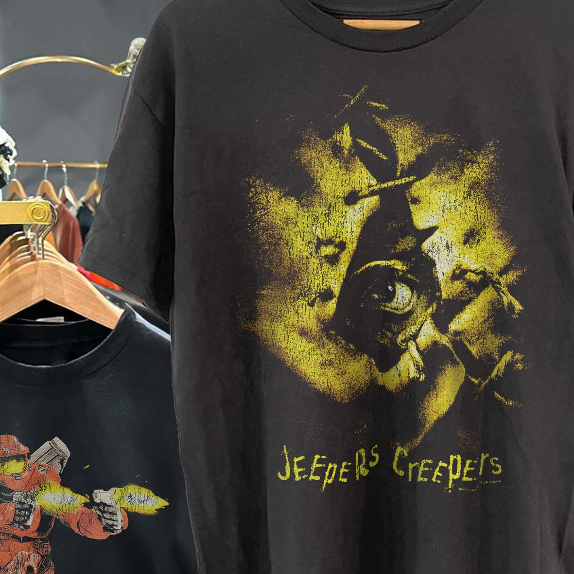 2001 Jeepers Creepers Promo T-Shirt Black XXL S