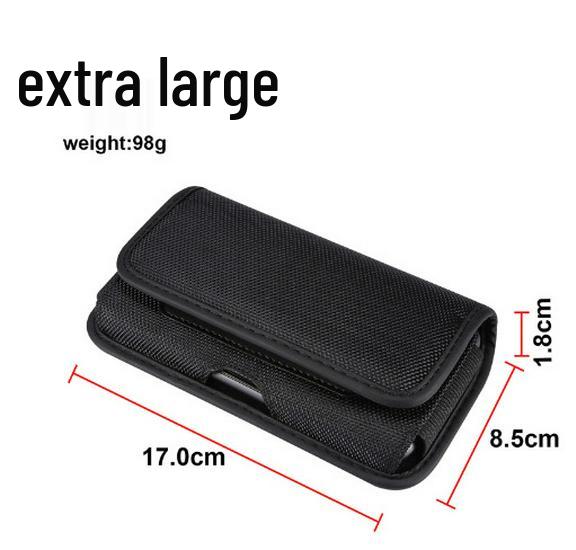 Men's Wear-Resistant Waist Bag: Fabric Belt Pouch & Phone Case for Work or Construction