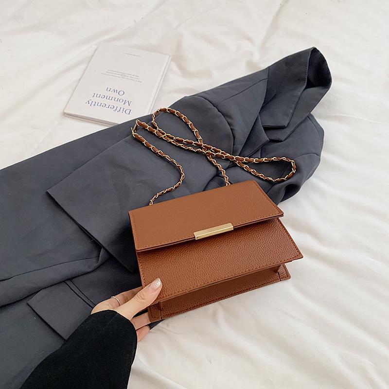 High Value Niche Design Casual Solid Color Small Bag Women's 2025 New Trendy Versatile Shoulder Messenger Bag