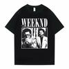 Pop Singer Artist The Weeknd Print Anime Tops Tees Clothes Female T-shirt Women Cartoon Tee Short Sleeve Fashion Girls T Shirt