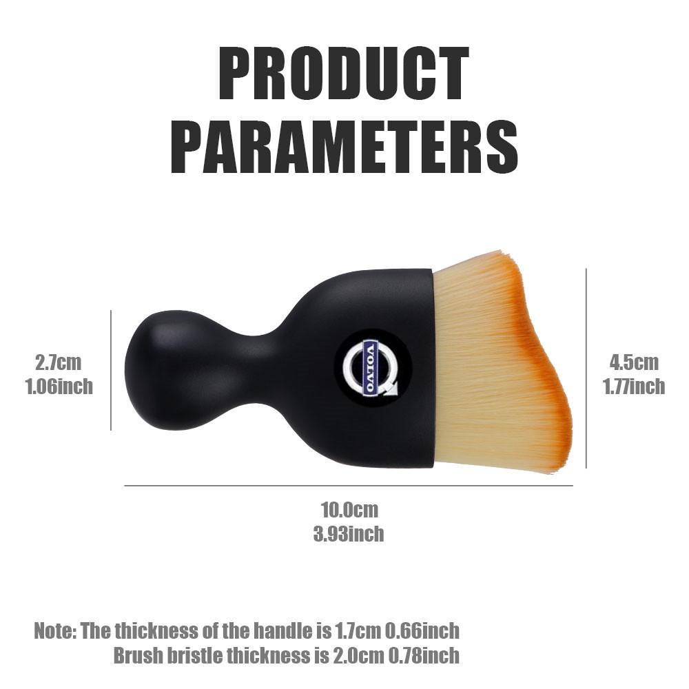 Car Dust Brush Interior Detail Gap Air Vent Cleaning Soft Brush For Volvo XC60 XC90 S60 S80 S60L V40 V60 AWD V90 RDESIGN