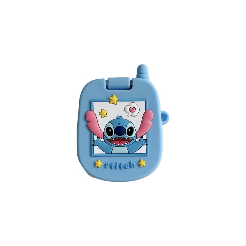 Stitch Flip Phone for Airpods4 Apple Bluetooth Wireless Headset Cover 1/2/3 Generation Pro2 Silicone