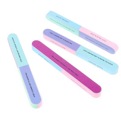 1Pc Six Sided Polishing Strip Sponge Nails File Multifunctional Nail Buffer Block Professional Nails File Buffer Pedicure