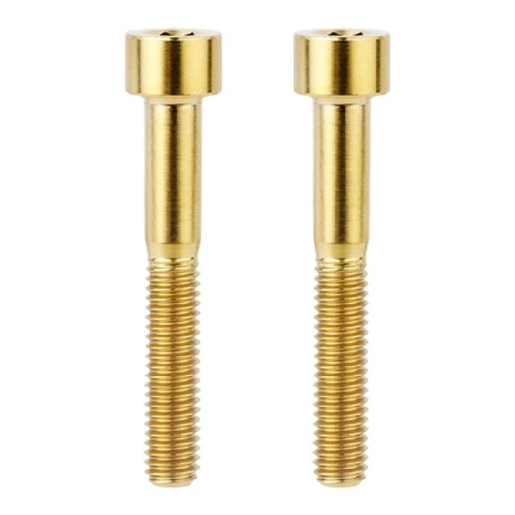 2Pcs Metal Alloy Bike Stem Top Bolt Road Bike Stem Fastening Screw Socket Cap Head Bolts Screw Easy To Install