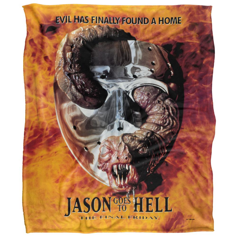 Friday The 13th Jason Goes To Hell Poster Blanket