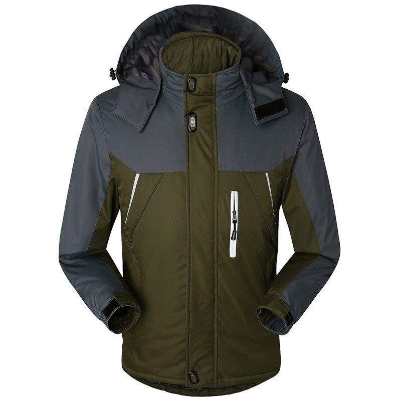Fleece Thickened Warm Outdoor Cotton-padded Sports Jacket Men's Casual Jacket