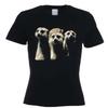 Meerkat Family Women'S T Shirt Meerkats Meer Cat Sizes Small To Xl