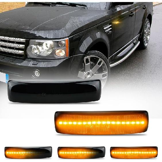 D-Lumina Sequential Amber LED Side Marker Lights Turn Signal Lamp Assembly for BMW E90 E91 E92 E93 E46 E53 E60 E61 X3 E83 X1 E84 E81 E82 E87 E88 Side