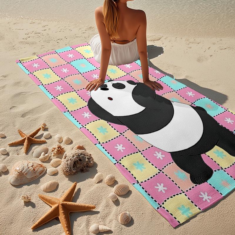 Nightly Friends bears Adventure Beach Towel, Super Soft Microfiber, Gift for Her/Him, Birthday, for Pool, Beach, Travel, Home Decor Fan gifts