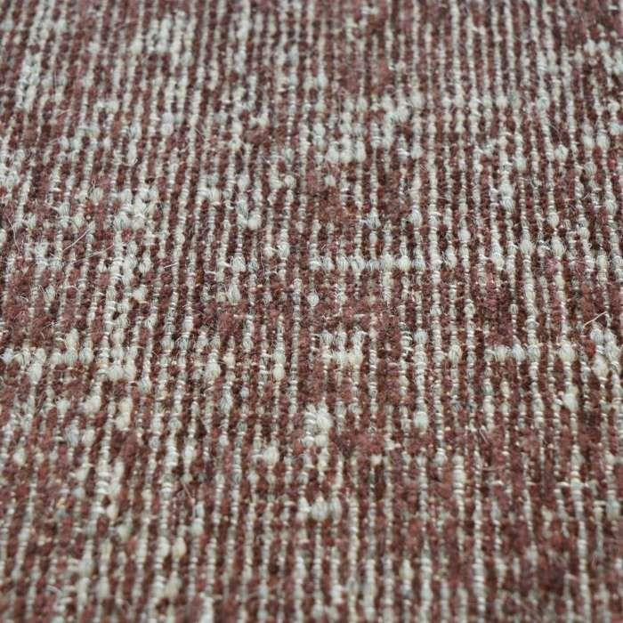 Tapis salon en laine terracotta beige 160x230