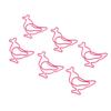100pcs Chick Paper Clips Vibrant Color Animal Paper Clips Waterproof Rustproof Reusable Iron Wire Cu