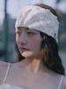 Poejidam Rose Veil Head Band In White