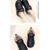 Shoes Women's New Fleece Thickened Warm Snow Boots Casual Fashion Versatile Velcro Non-slip Mom Shoes