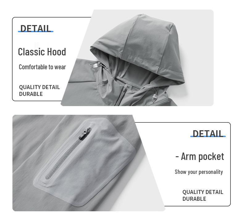 Men's Quick-Drying Breathable Windproof Ice Silk UV Protection Jacket (2026 Model)