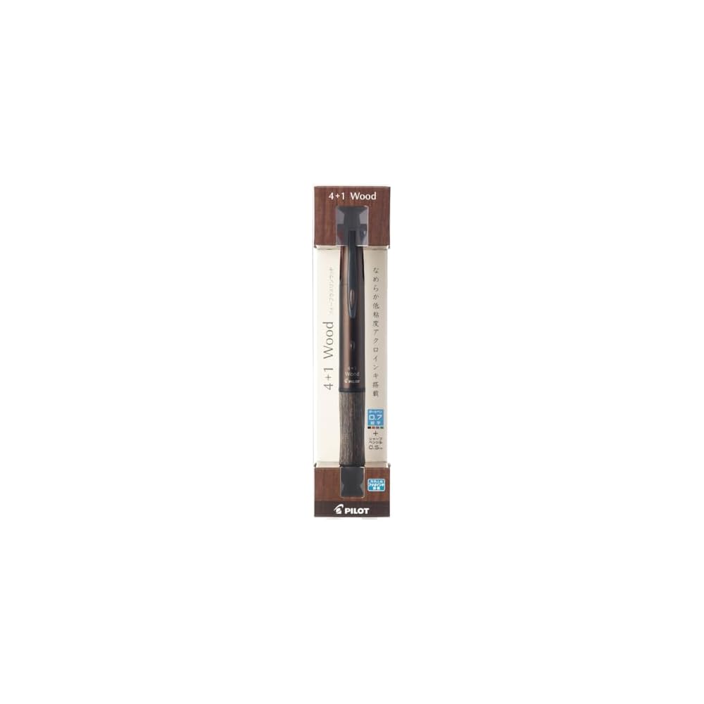 Pilot 4+1 Wood Pack Dark Brown P-BKHFW-2SR-DBN Writing Instruments