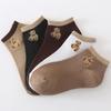 Shop Women Daily Bear Ankle Socks 5 Pack Wdms Wso Ts14111979