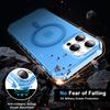 For iPhone 16 Pro Max Case Compatible with MagSafe Small Wavy Edge PC + TPU Phone Cover