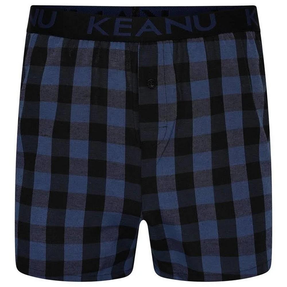 Keanu Mens Checked Cotton Blend Boxer Shorts (Pack Of 6)