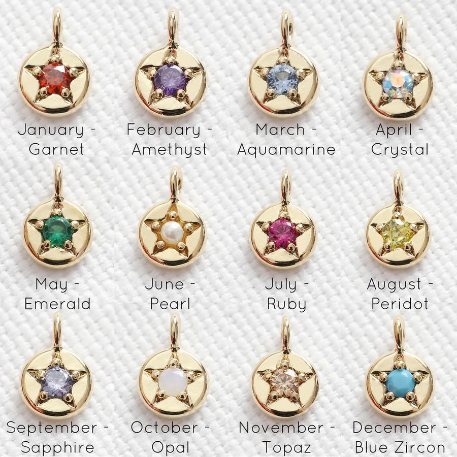 Colorful Twelve Zodiac Zircon Pendant Necklace for Women