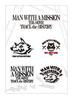 MAN WITH A MISSION "THE MOVIE TRACE the HISTORY" Official Merchandise Clear File Sticker Set