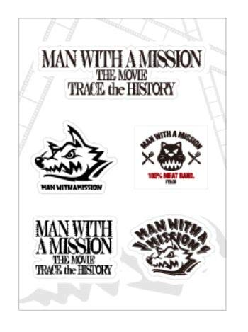 MAN WITH A MISSION "THE MOVIE TRACE the HISTORY" Official Merchandise Clear File Sticker Set