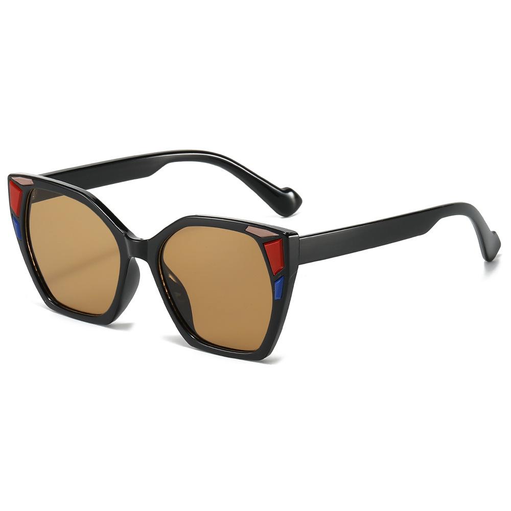 Polygonal Sunglasses For Women'S High-End Sense Of The Same Sunglasses, Sunglasses, Large Frame And Thin