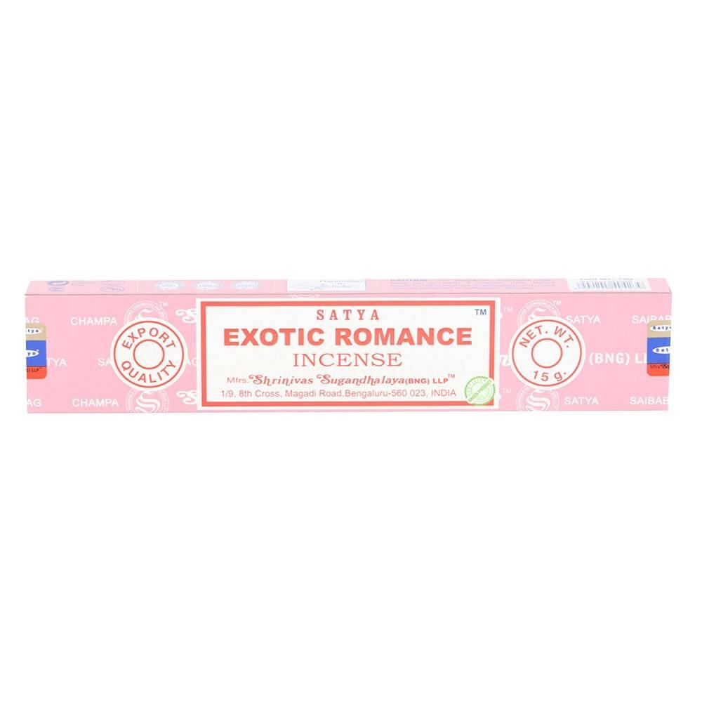 Satya Exotic Romance Incense Sticks (Pack of 12)
