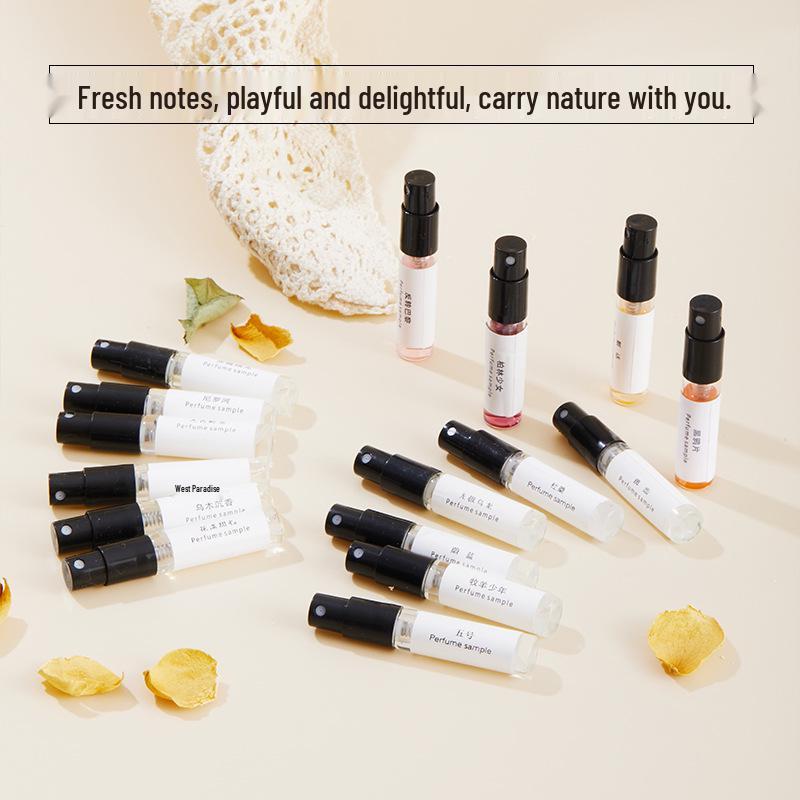 3ml Women's Light Fragrance Sample Card - Long-Lasting Q Version Spray, Men's Gift