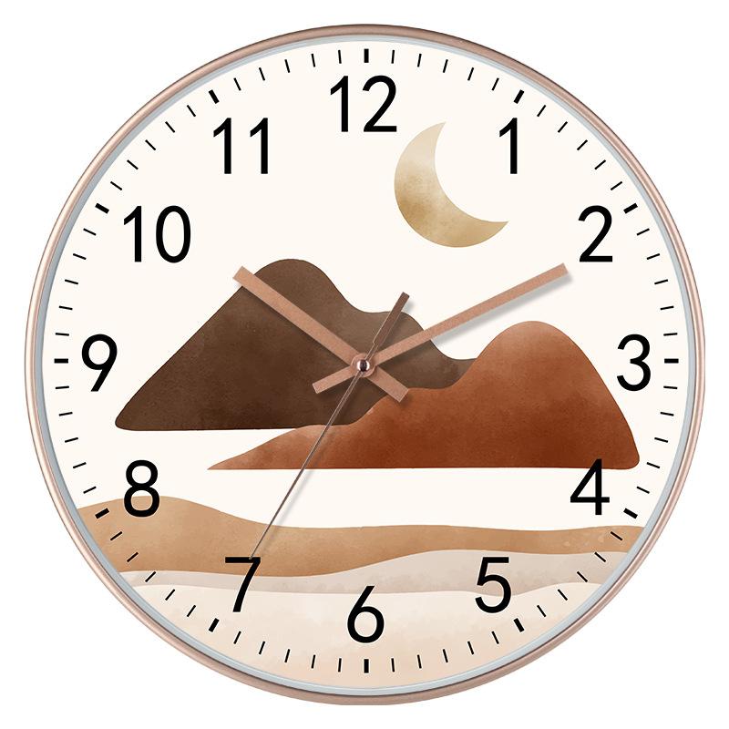 12 Inch 30CM Silent Wall Clock, Creative and Fashionable, Modern Home Clock, Living Room Simple Clock