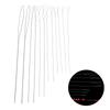 2Pcs 0.15-0.7mm Stainless Steel Big Eye Beading Needles Easy Thread String Cord Pins For Beads Pearls DIY Jewellry Making Tools
