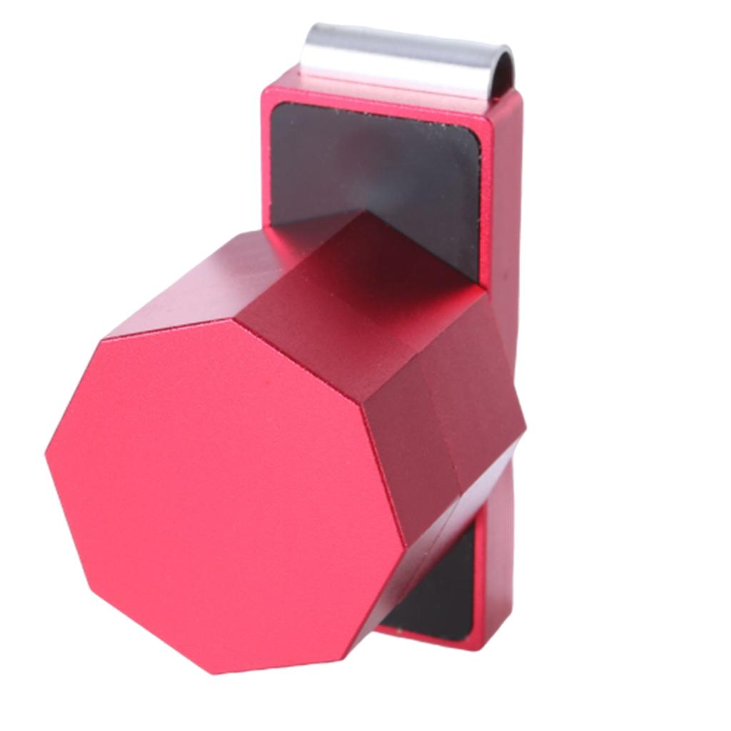Aluminum Alloys Billiard Chalk Holder Magnetic Pool Cue Chalk Case Octagons Pool Cue Tip Carriers Case Cue Chalk Holder