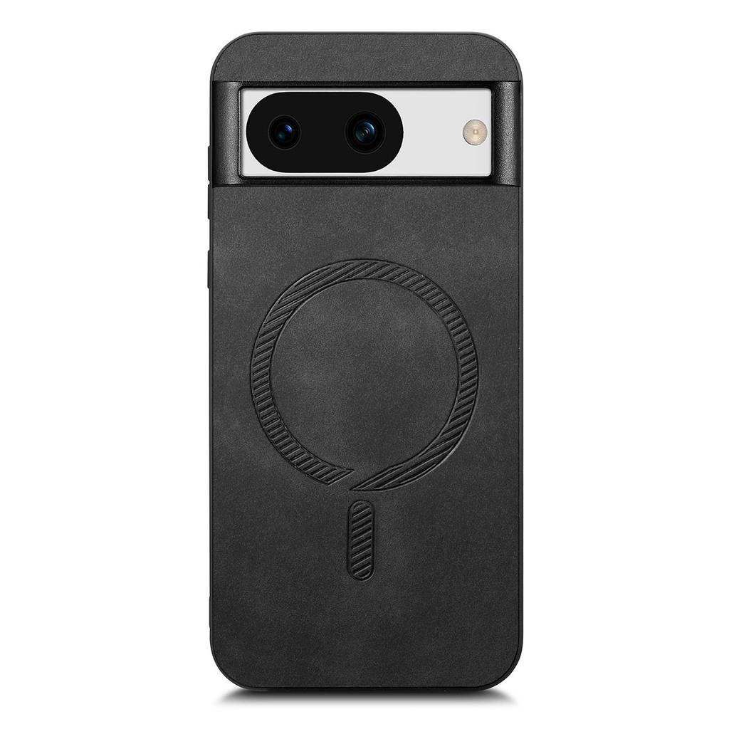 Magnetic Wireless Charging Slim Skin Feeling Leather Case For Google Pixel 9 9Pro 8 8A 7 7Pro 7A  Anti-Scratch Plain Cover Funda