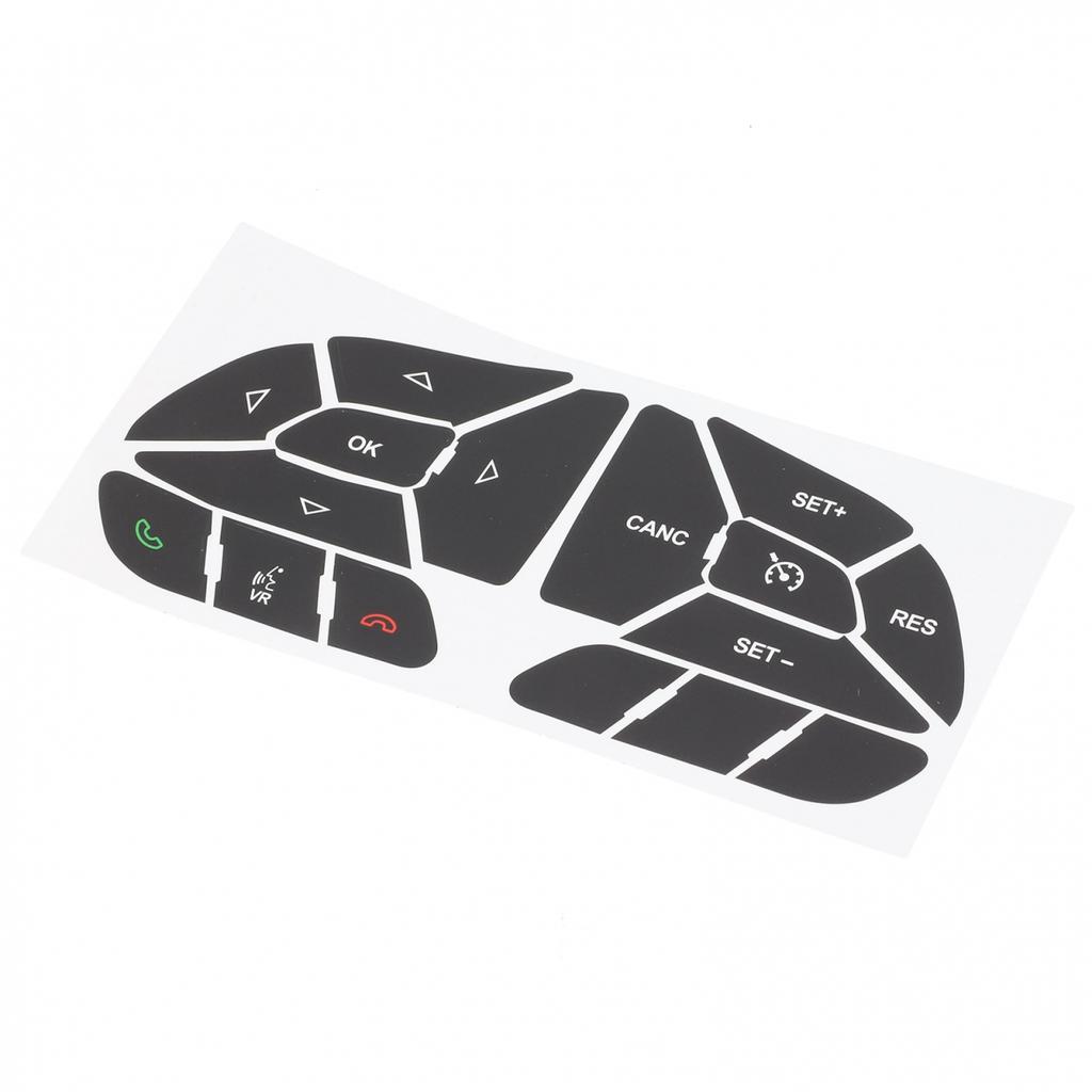 Stylish Button Repair Decals For DODGE CHARGER 2016-2022 Steering Wheels
