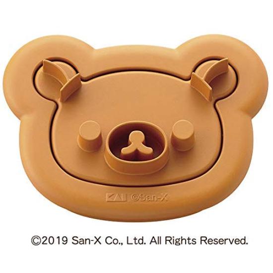 Kai Corporation Rilakkuma Sandwich Made in DN0213 Mold, Japan,