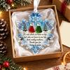Decorative Hanging Ornaments Snowflake-Shaped Sea Glass Ornament, Acrylic Christmas Friendship Keepsake, Coastal Inspired Tree Decoration, Art