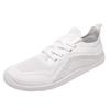 New Unisex Plus Size Flyknit Wide Toe Barefoot Hiking Sneakers - Breathable, Non-slip, Flat Bottom.