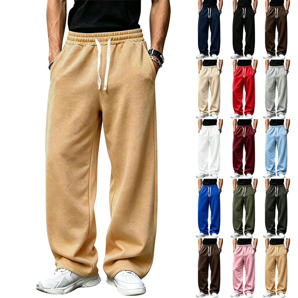 Men's Straight Leg Casual Pants for Everyday Comfort