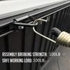 V Ring Tie Down Small Steel V Rings Anchor Lashing Ring for Loads On for Case Truck Cargo Trailers RV Boats