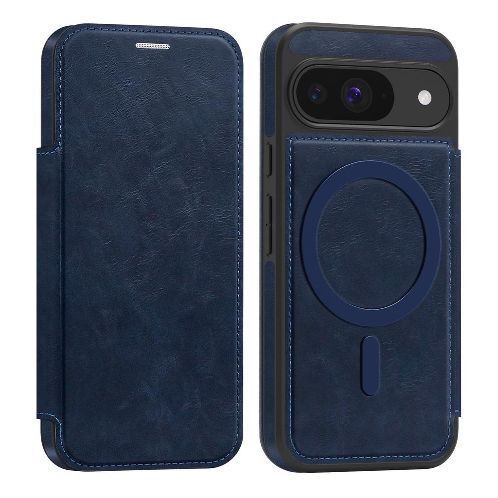 For Google Pixel 8 9 10 series.Lingdun Magnetic Business Leather Case-MagSafe-Compatible with Built-in Card Slots&RFID Blocking