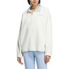 Adidas Sweatshirts Women's White Stand Collar Moderate Regular JZ1659
