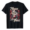 Camiseta Meow Thai Fighter Cat Muay Thai Boxing Cat
