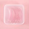 20Pcs Lashlift Pads Shields Self Sticky Lash Lift Rods C-Curl Pad Soft Eyelash Perm Rod Air Bubble Silicone-Light Weight Guard No glue Reusable