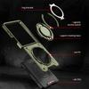 360° Magnetic Ring Holder Kickstand Phone Case For Samsung Galaxy Z Flip 8 7 Flip8 5G TPU+PC Shockproof Rugged Protection Cover