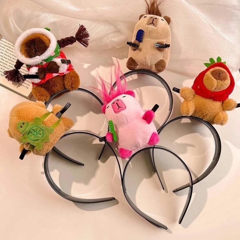 Capybara Haar Dekor Capybara Stirnband Geburtstagsgeschenk Kämm-Freak Spielzeug Geschenk für Kinder Haarschmuck Zubehör Partybedarf