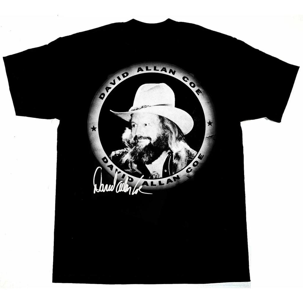 Legendary David Allan Coe Black Retro T Shirt S 5xl Sn125 Vintage Streetwear Comfortable Designer Clothes Slightly