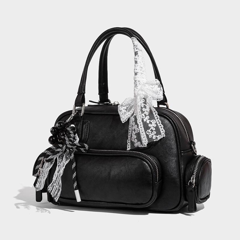 

Портфель Універсальний та Модний Маленький Рюкзак Сумка на Одне Плече Кросбоді чорний