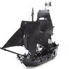 Caribbean The Black Pearl Pirate Ship Model Set Building Kits Bricks Toys No Box